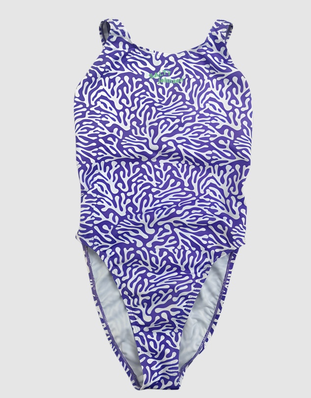 Salty Johnson - VIOLET Coral Thick Strap One Piece
