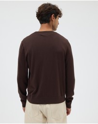 AERE - Lightweight Organic Cotton Crew Neck Knit Jumper