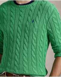 Polo Ralph Lauren - ICONIC EXCLUSIVE - Cable-Knit Cotton Sweater