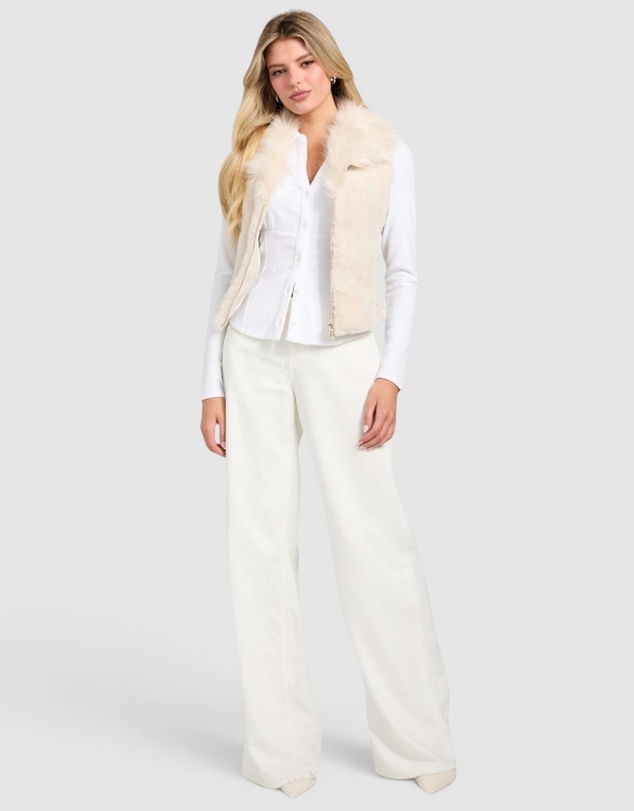 GUESS - Amari Faux-Fur Vest