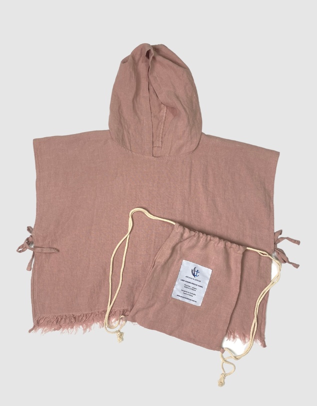 Anchor & Arrow - Linen Hooded Poncho Towel