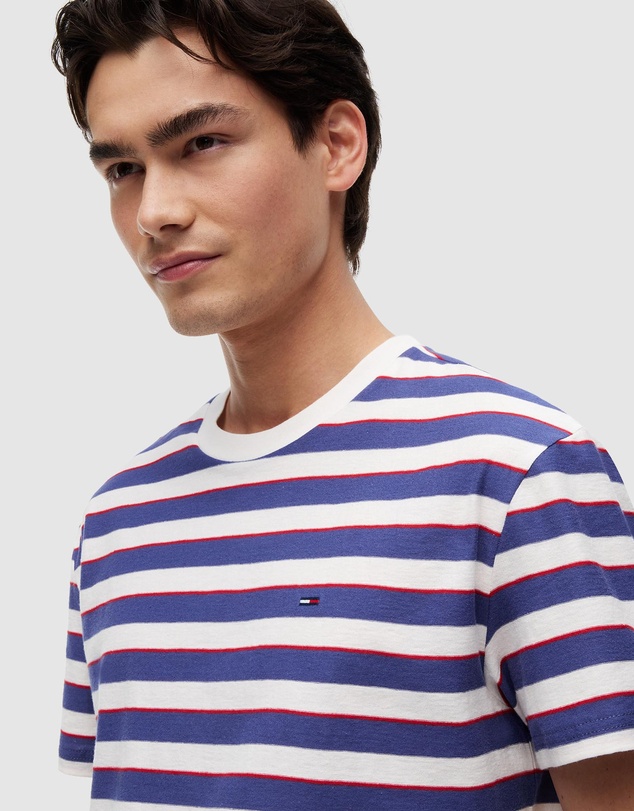 Tommy Jeans - Regular Essential Stripe SS Tee