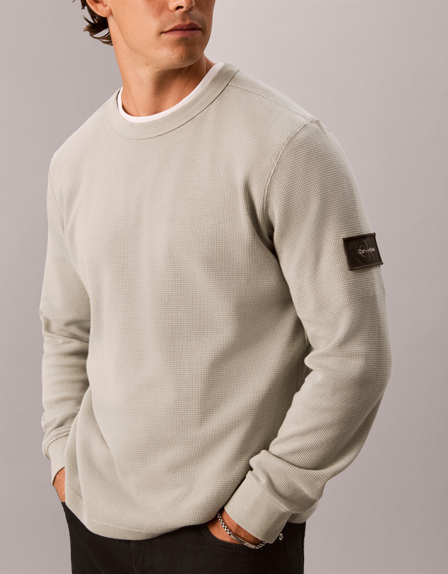 Calvin Klein Jeans - Long Sleeve Waffle T-Shirt