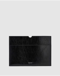 Nakedvice - The Bass Black Silver Laptop Sleeve