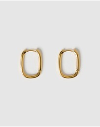 Arms Of Eve - Link-Up Gold Hoop Huggies - Large