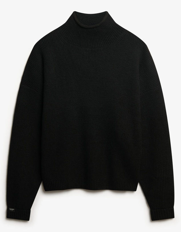 Superdry - Slouchy Mock Neck Jumper