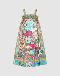 Camilla - Wide Strap Maxi Sun Dress - Kids-Teens