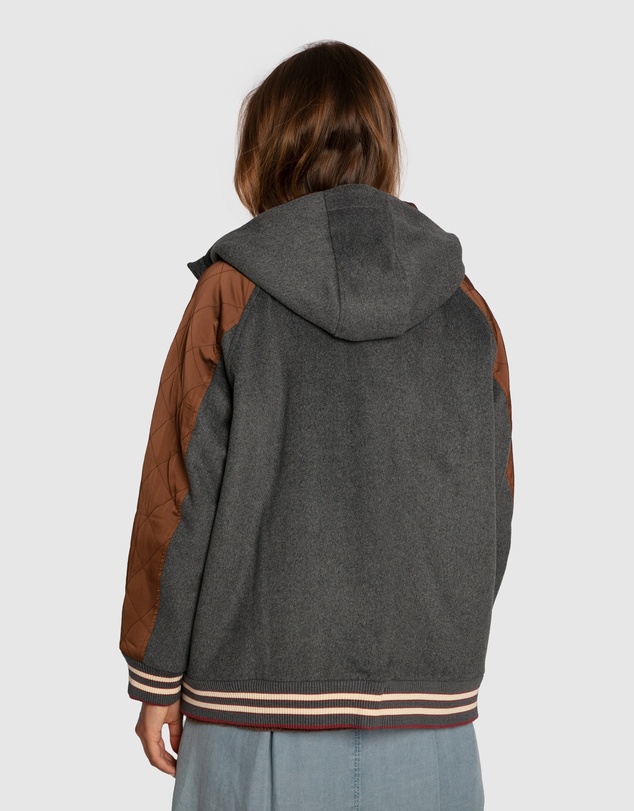 Belle & Bloom - Remix Bomber Varisty Jacket