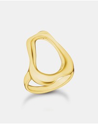 THOMAS SABO - THOMAS SABO Wavy Gold Ring