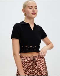 Third Form - Break Away Knit Polo Top