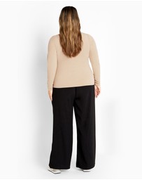 City Chic - Liz Scoop Top