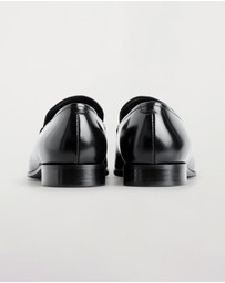 COS - Polished-Leather Loafers - Women's