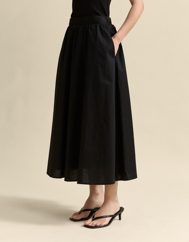 MVN - Cotton Midi Skirt