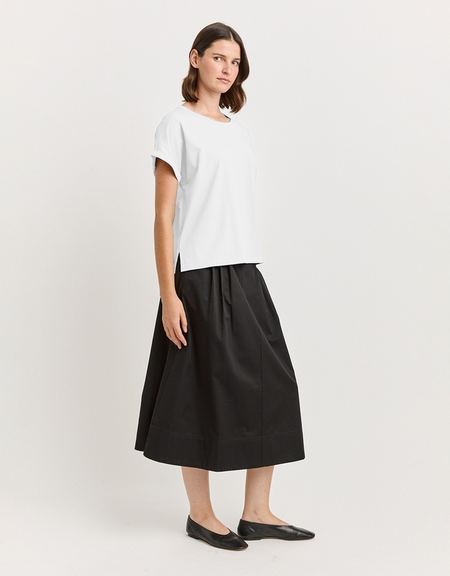 Toorallie - Roll Sleeve Organic Cotton Tee