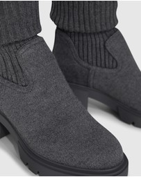 Belle & Bloom - Tokyo Lights Rib Sock Boot