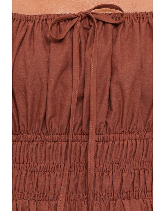 Petal & Pup - Mirren Midi Dress - Chocolate Brown