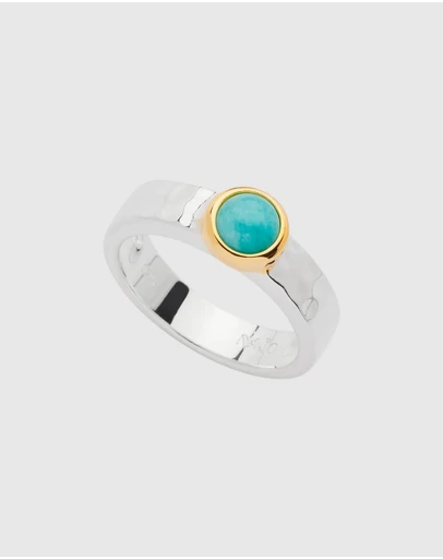 Najo - Solace 2-Tone Amazonite Ring