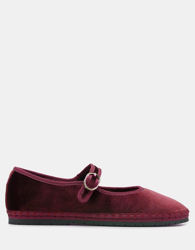 Nokwol - Mel Burgundy Velvet