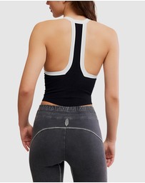 FP Movement by Free People - All Clear V-Neck Colourblock Top