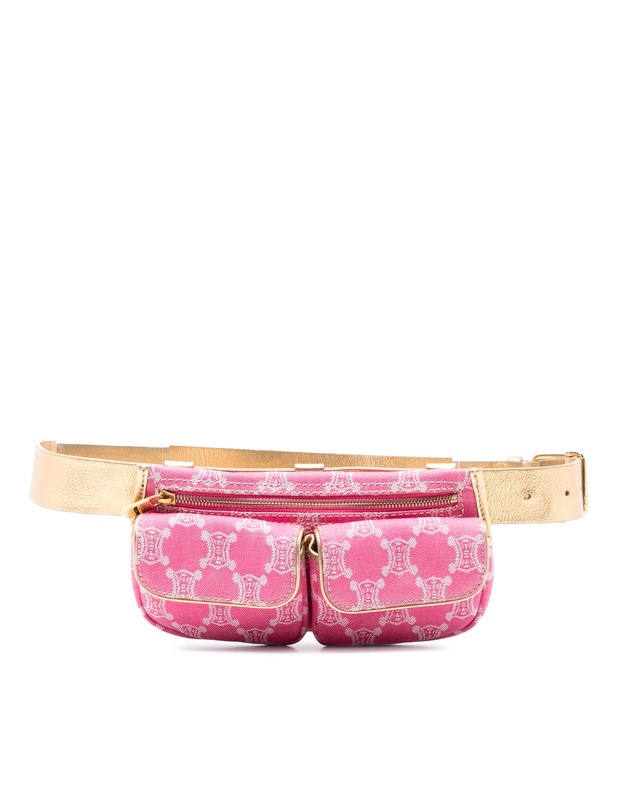 Pre-Loved by Azura Reborn - Pre-Loved Macadam Denim Double Pocket Belt Bag