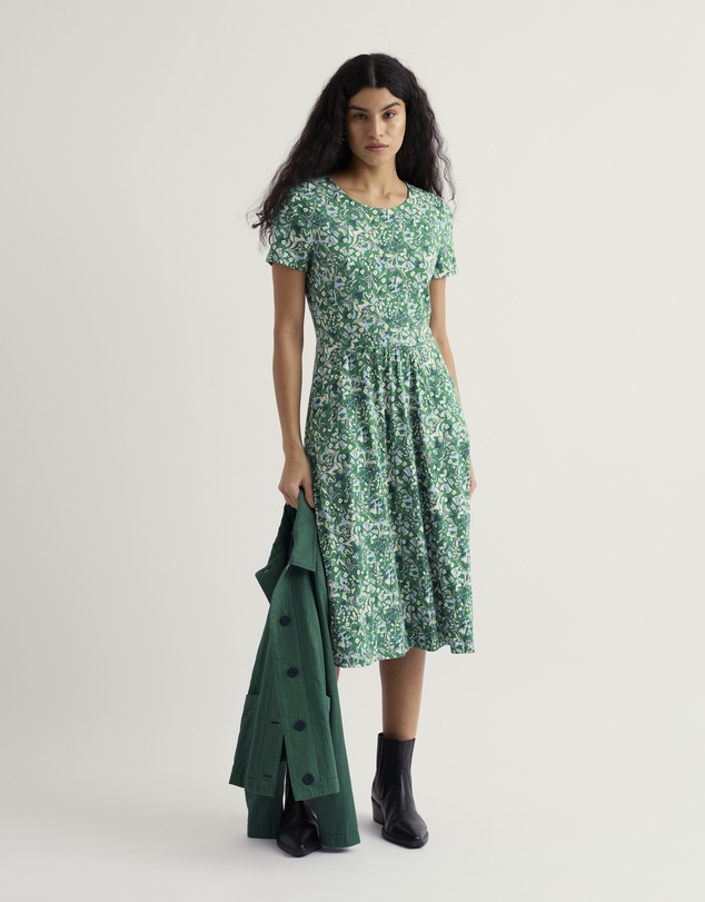 Seasalt - Seasalt Cornwall Green S/S April Dress