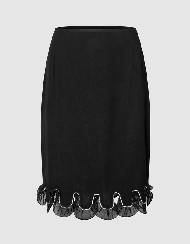 ROTATE - Chiffon Ruffle Skirt