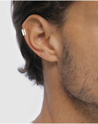 Kuzzoi - ICONIC EXCLUSIVE - Earrings Male Earcuff Wide Single 925 Sterling Silver