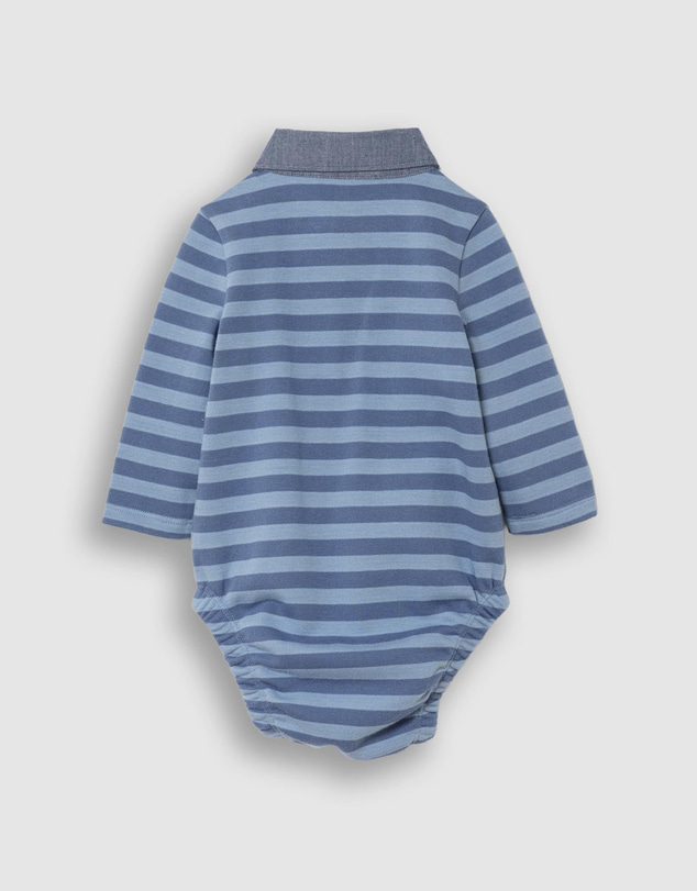 GAP - LS Rugby Bodysuit - Babies