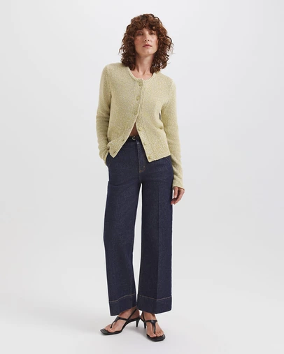 SABA - Ava Cropped Wide Leg Jean