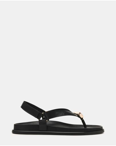 ELVIA BLACK LEATHER