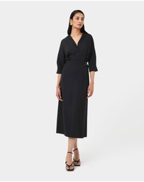 Forcast - Betty Wrap Tie Dress