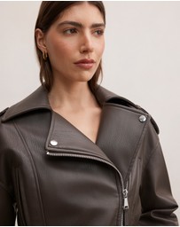 Forever New - Brooklyn Belted Biker Jacket
