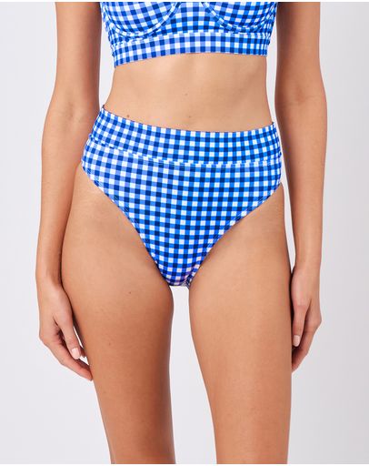 Cobalt Blue Gingham