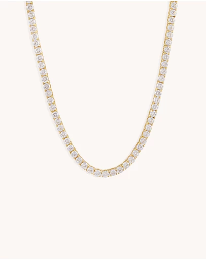 Bianc - Large Tennis Necklace