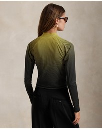 Polo Ralph Lauren - Graphic Cropped Quarter-Zip