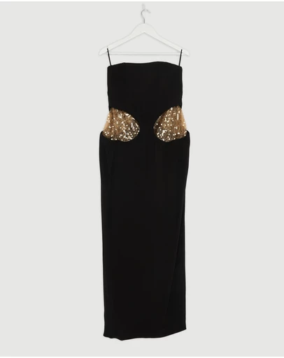 Revibe - Repaired Christopher Esber Borough Strapless Gown - AU 8