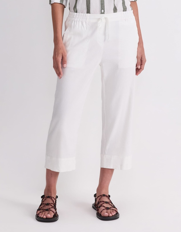 Sportscraft - Rosa Crop Linen Pant