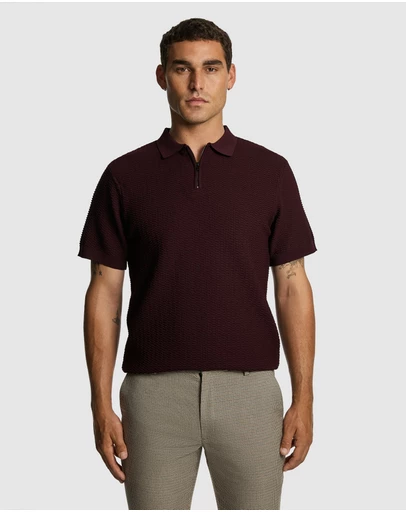 yd. - Wesley Knitted Polo Shirt
