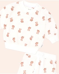 Huxbaby - My First Hux 2-Piece Newborn Sweatpants Set - Babies