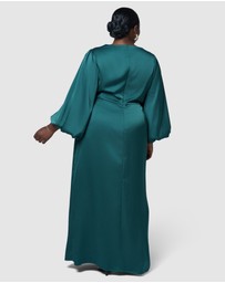 Pink Dusk by Curve Project - Enamoured Maxi Dress