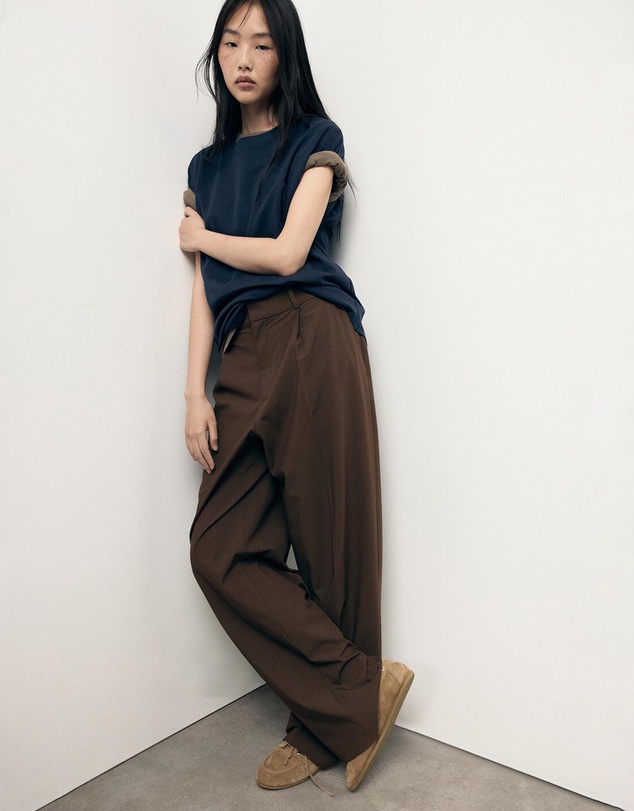 M.N.G - Low-Rise Wide-Leg Trousers