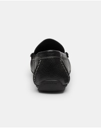 Coach - Sculpted C Leather Driver Shoes