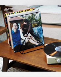 Crosley - Crosley Voyager Bluetooth Portable Turntable - Cocoa + Gadhouse Vinyl Rack Bundle - Black