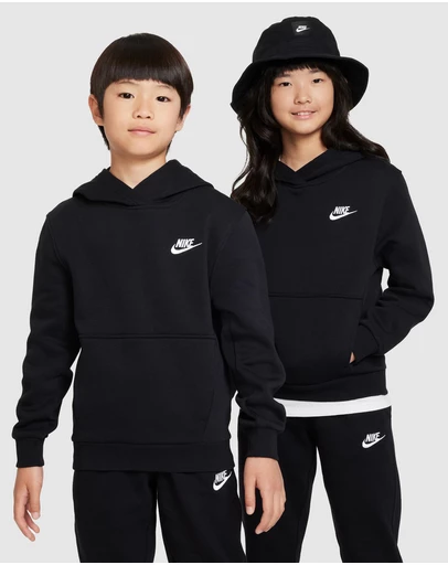 Nike - Big Kid's Club Fleece Pullover Hoodie - Kids