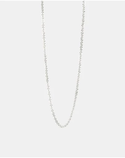 PDPAOLA - Sparkle Silver Chain Necklace