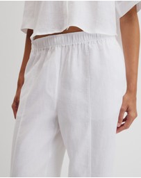 Country Road - Organically Grown Linen Tapered Jogger