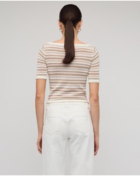 Staple the Label - Echo Stripe Knit Tee