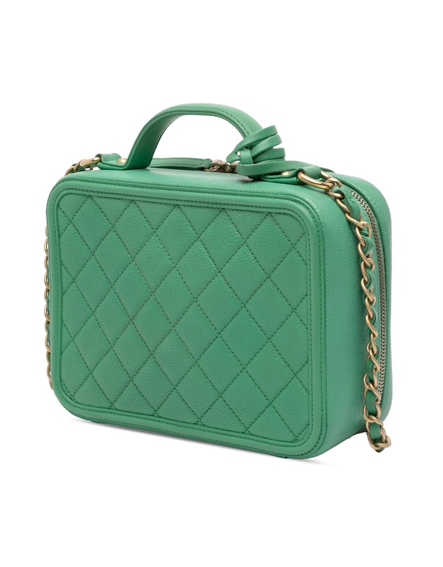 Pre-Loved by Azura Reborn - Pre-Loved Medium Caviar CC Filigree Vanity Case