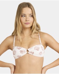 Billabong - Womens Sandy Shells Rio Bandeau Bikini Top