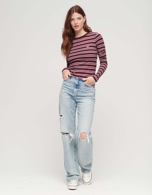 Superdry - Stripe Long Sleeve Top